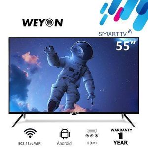 "WEYON WEYON 55"" Inches FHD Smart  TV  +1 Years Warranty - Black"