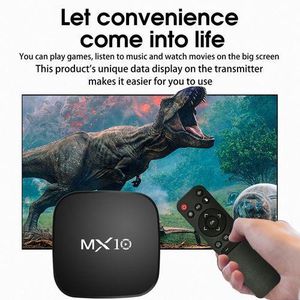 MX10 Smart Set Top Box, W-i-F-i 4K HD 2.4 Android 2GB RAM+16GB ROM TV Box