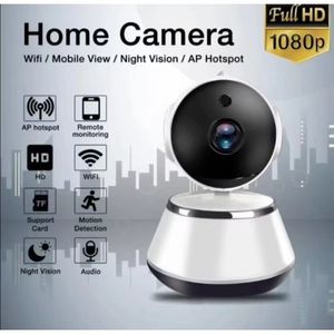 CCTV Wifi IP Camera V380 HD1080p App Control - White