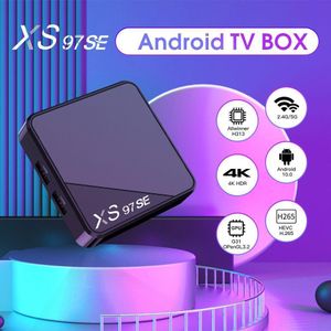 XS97 SE Smart TV Box 2.4G/5G Dual W-i-Fi 1+ 8GB Android 10.0 Indihome Set-top Box